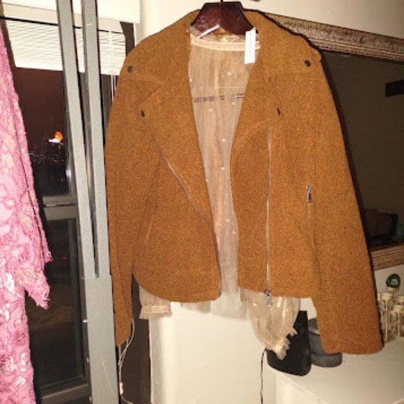 Max Studio Wooly Bomber Jacket - Picture 10 of 10